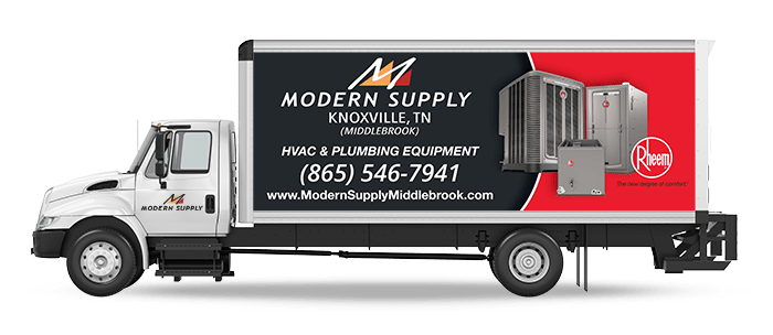 Modern Supply deloivery truck